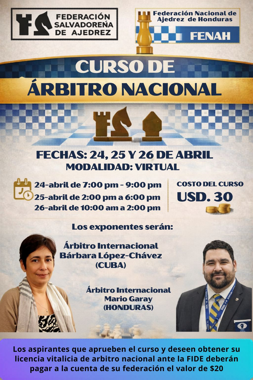 Curso norma Arbitro Nacional